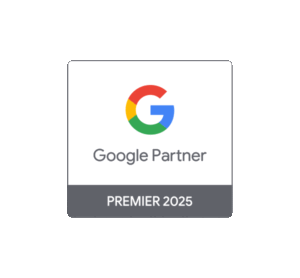 Badge Google Partner Premiere 2025 Michele Pelosi